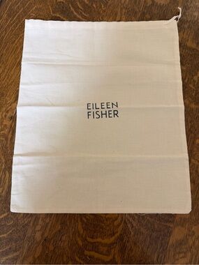 Eileen Fisher Cream Drawstring Logo Dust Bag 🔲